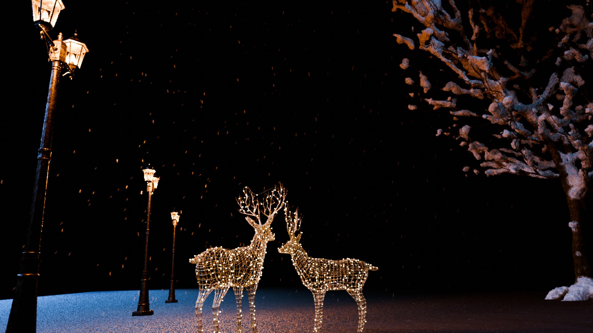 Deers in the city